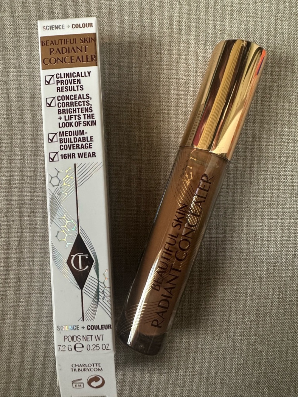 Charlotte Tilbury Concealer Shade 17 Deep Foncé - Rich Brown